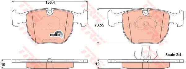 DİSK BALATA TRW GDB1261