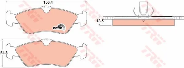 DİSK BALATA TRW GDB1263