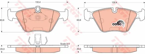 DİSK BALATA TRW GDB1264