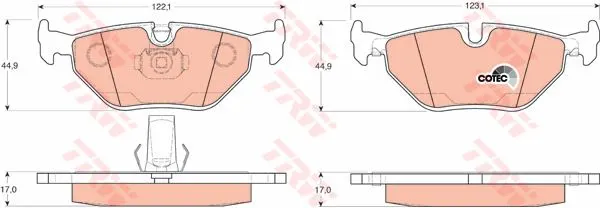 DİSK BALATA TRW GDB1265