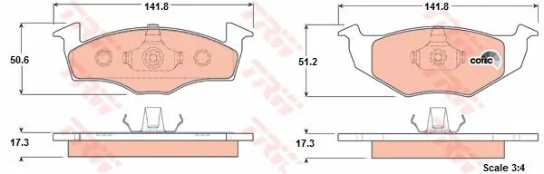 DİSK BALATA TRW GDB1274