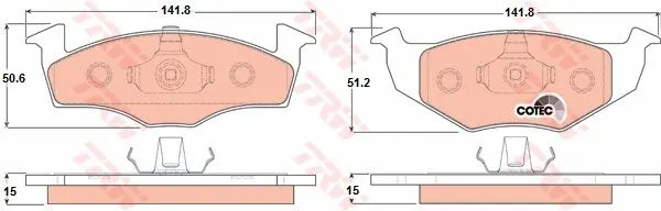 DİSK BALATA TRW GDB1306