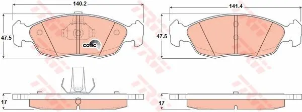 DİSK BALATA TRW GDB1322