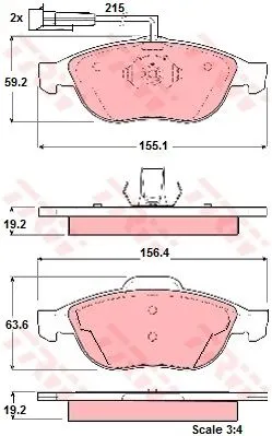 DİSK BALATA TRW GDB1337