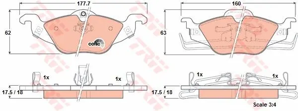 DİSK BALATA TRW GDB1351