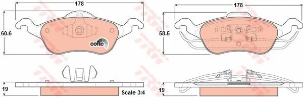 DİSK BALATA TRW GDB1358