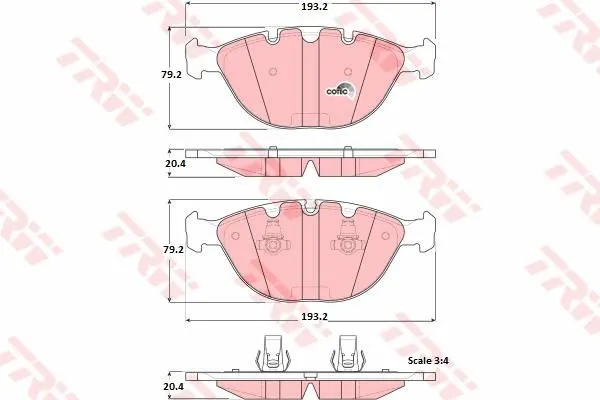 DİSK BALATA TRW GDB1529