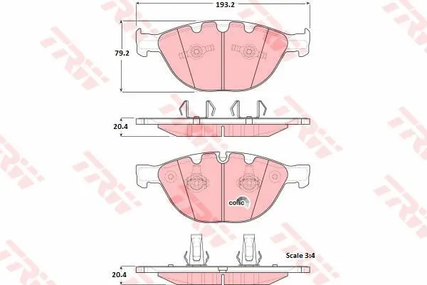DİSK BALATA TRW GDB1558