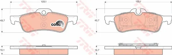 DİSK BALATA TRW GDB1561