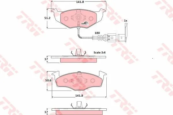DİSK BALATA TRW GDB1586