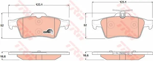 DİSK BALATA TRW GDB1621