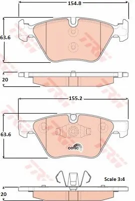 DİSK BALATA TRW GDB1662
