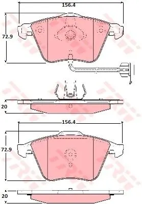 DİSK BALATA TRW GDB1689