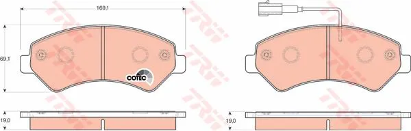 DİSK BALATA TRW GDB1703