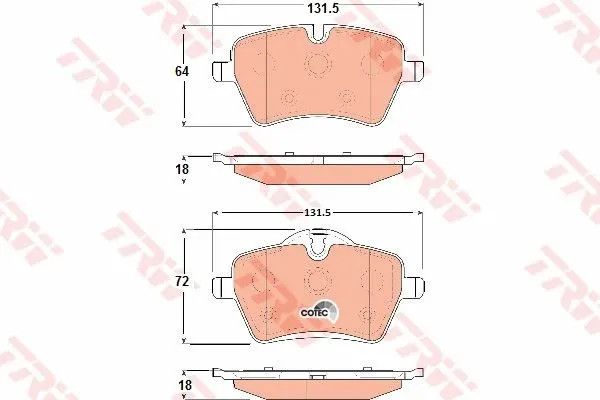DİSK BALATA TRW GDB1712
