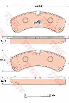 DİSK BALATA TRW GDB1780