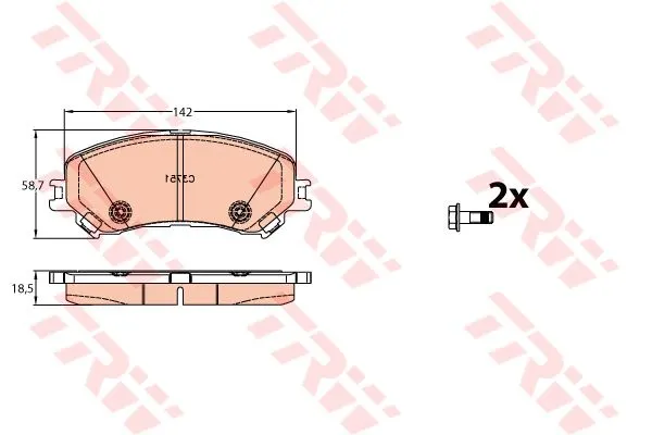 DİSK BALATA TRW GDB2152