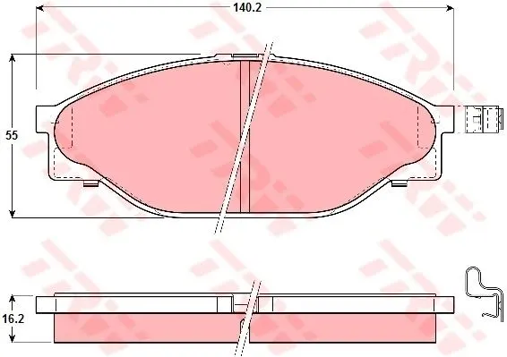 DİSK BALATA TRW GDB3109