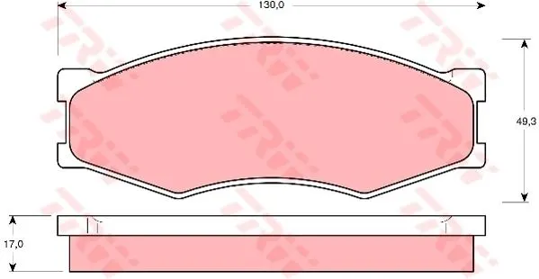 DİSK BALATA TRW GDB318