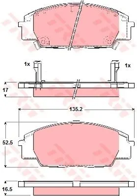 DİSK BALATA TRW GDB3250