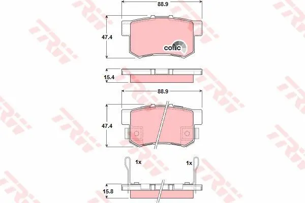 DİSK BALATA TRW GDB3269