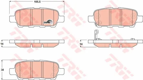 DİSK BALATA TRW GDB3294