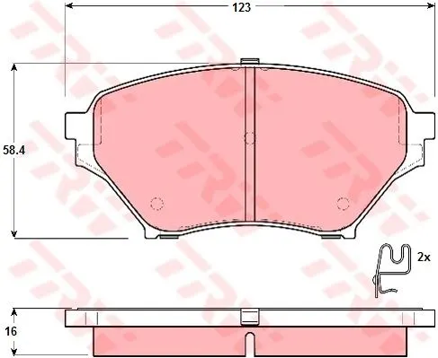 DİSK BALATA TRW GDB3302