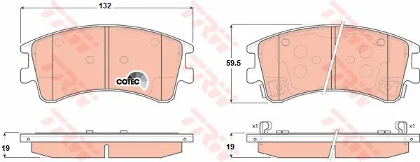 DİSK BALATA TRW GDB3310
