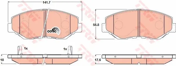 DİSK BALATA TRW GDB3325