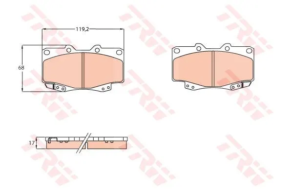 DİSK BALATA TRW GDB3428
