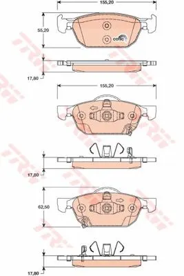 DİSK BALATA TRW GDB3476