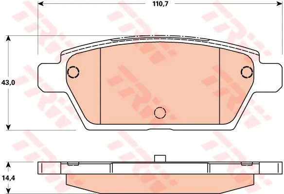 DİSK BALATA TRW GDB3517