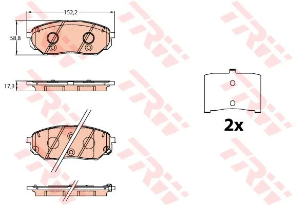 DİSK BALATA TRW GDB3638