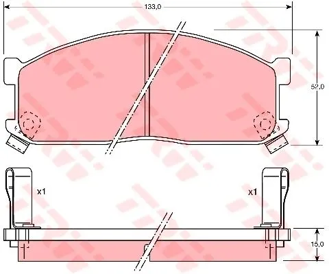 DİSK BALATA TRW GDB737
