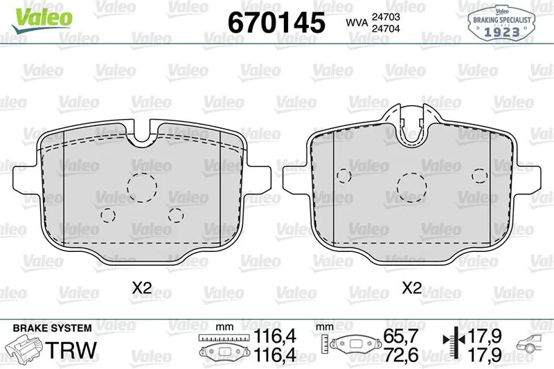 DİSK BALATA VALEO 670145
