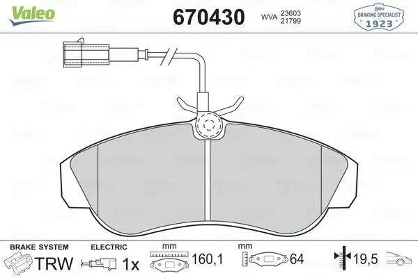 DİSK BALATA VALEO 670430