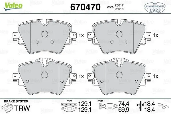 DİSK BALATA VALEO 670470