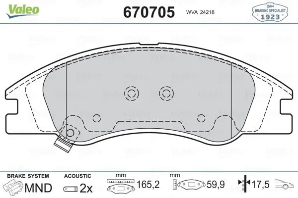 DİSK BALATA VALEO 670705