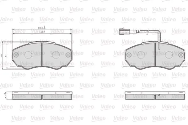 DİSK BALATA VALEO 872918