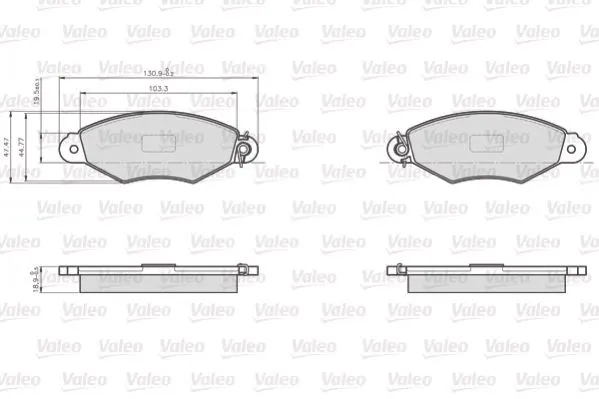DİSK BALATA VALEO 872981