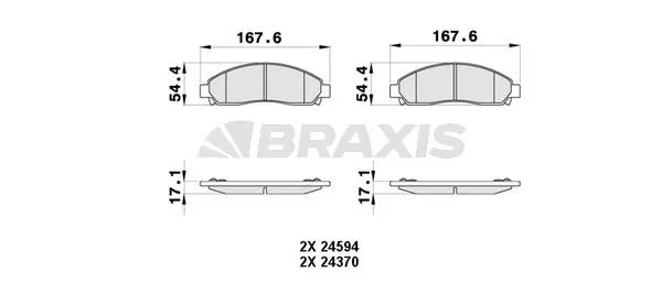 EL FREN BALATASI BRAXIS AB0377