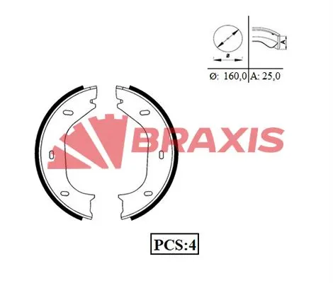 EL FREN BALATASI BRAXIS AC0042