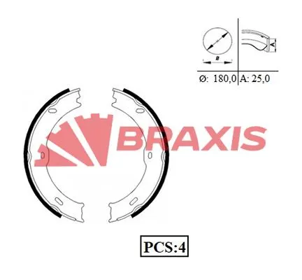 EL FREN BALATASI BRAXIS AC0071