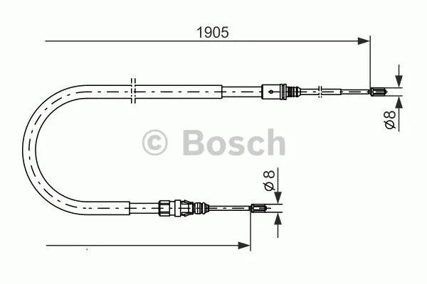 EL FREN TELİ BOSCH 1987477237