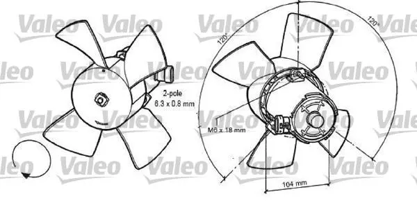 FAN MOTORU VE PARÇALARI VALEO 696035