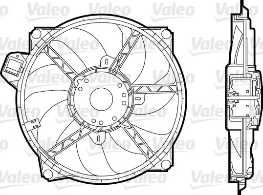 FAN MOTORU VE PARÇALARI VALEO 696376