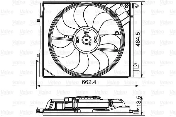 FAN MOTORU VE PARÇALARI VALEO 696881