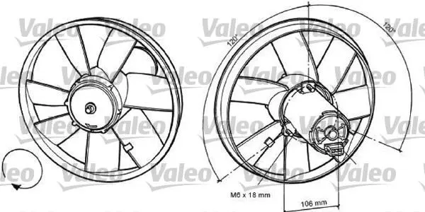 FAN MOTORU VE PARÇALARI VALEO 698370