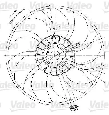 FAN MOTORU VE PARÇALARI VALEO 698424