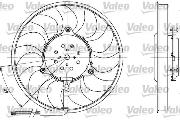 FAN MOTORU VE PARÇALARI VALEO 698611